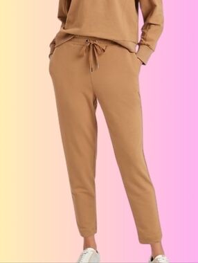 Banana Republic French Terry Drawstring Joggers - tan - Size L
